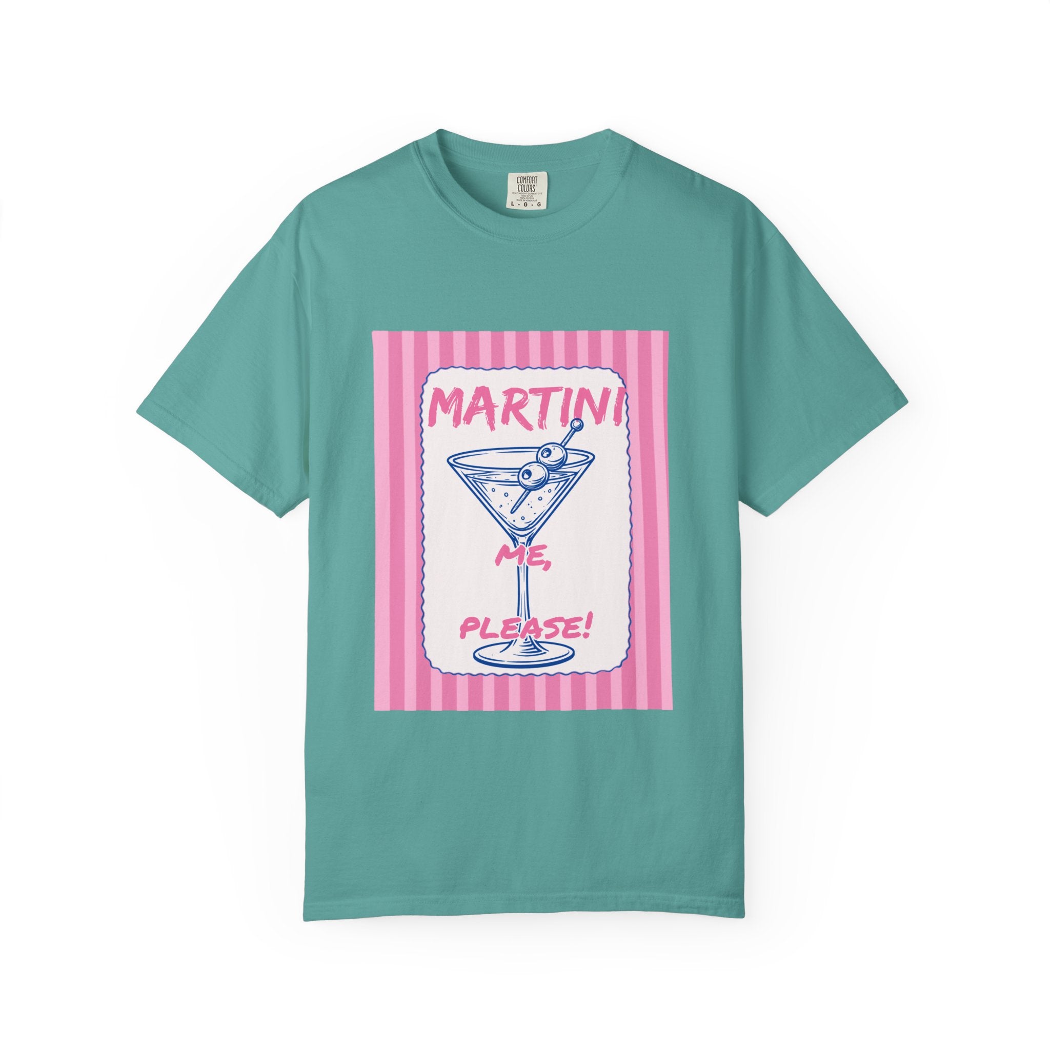 Martini Me Please Retro T-Shirt