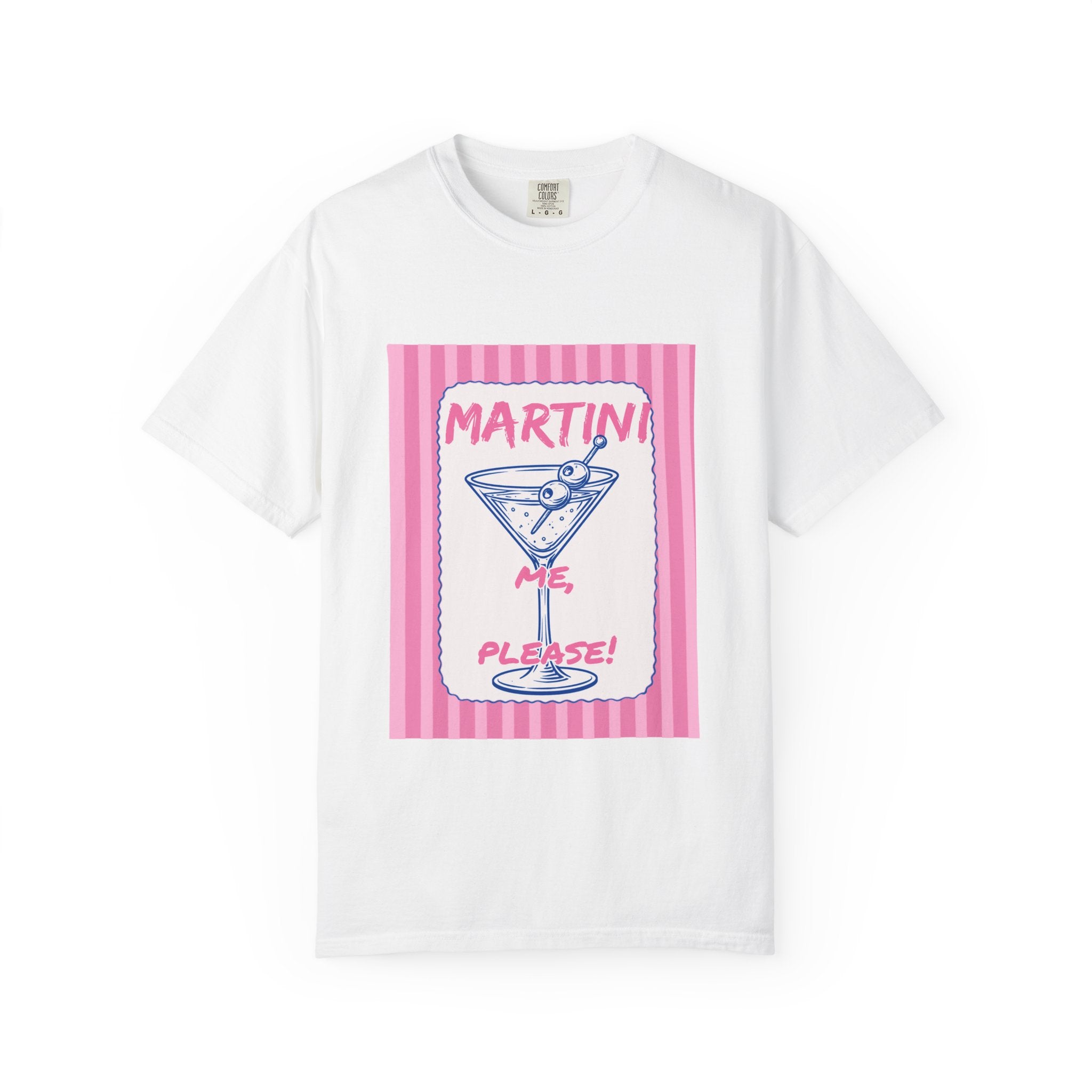 Martini Me Please Retro T-Shirt