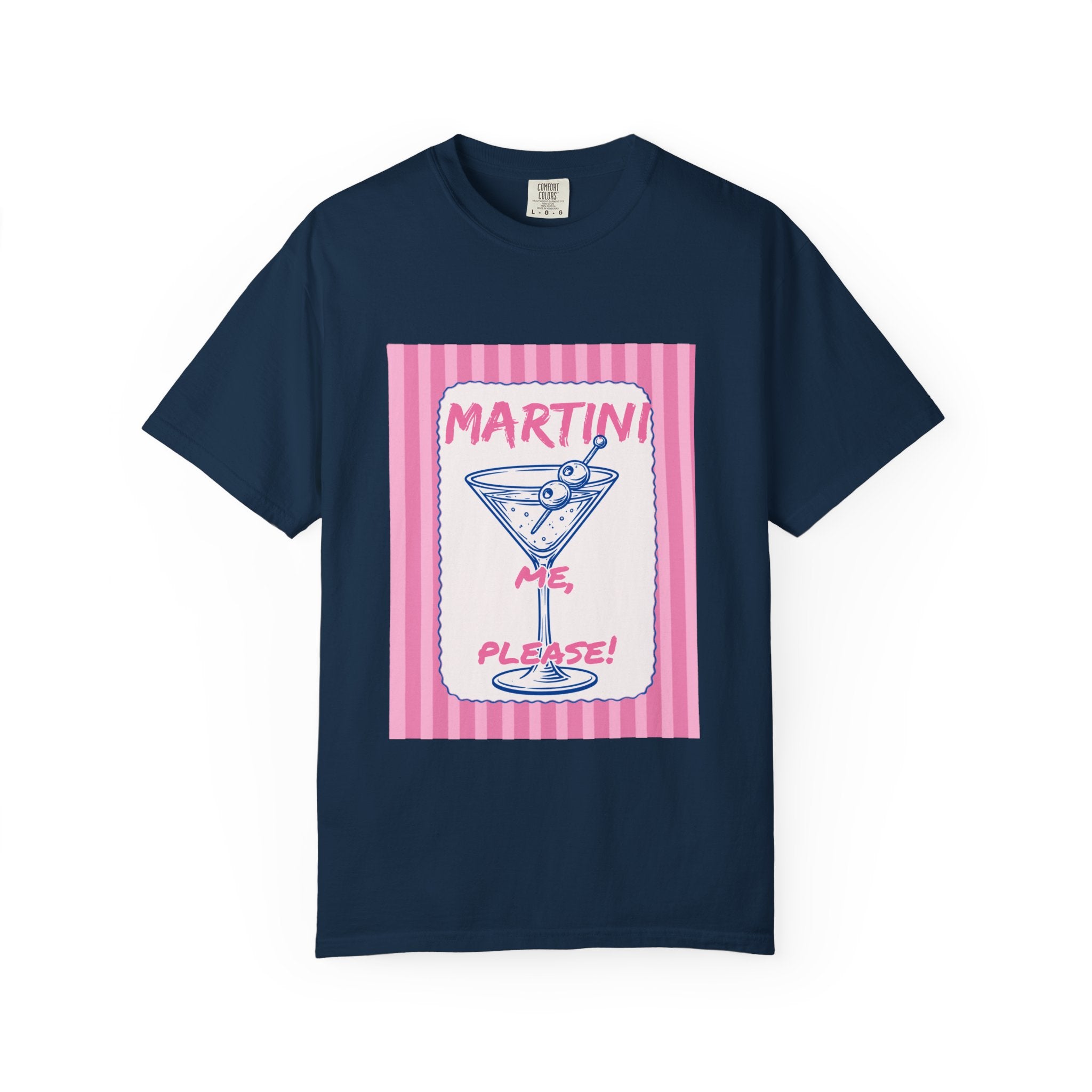 Martini Me Please Retro T-Shirt