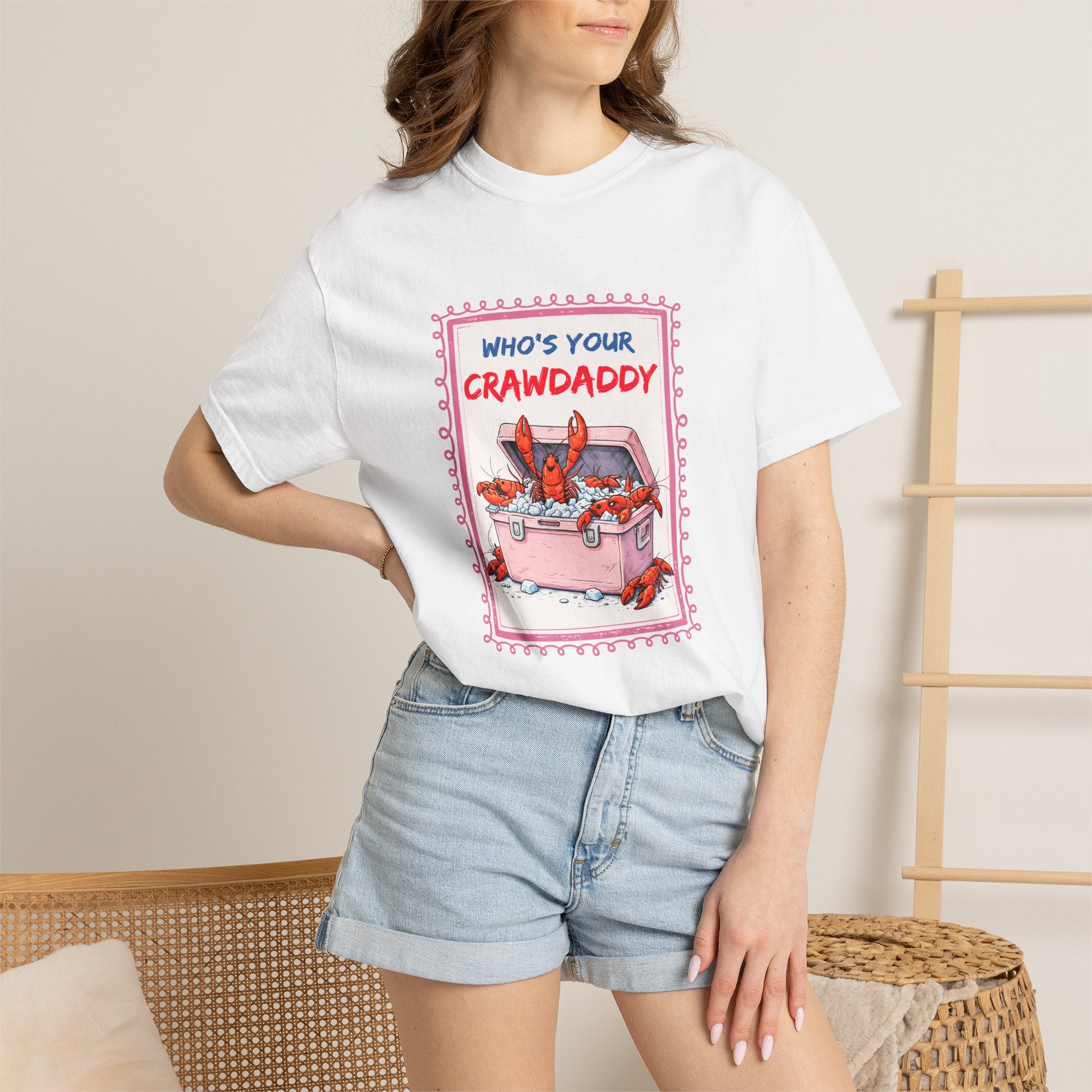 Crawdaddy Cooler T-Shirt — "Who’s Your Crawdaddy" Seafood Festival Tee